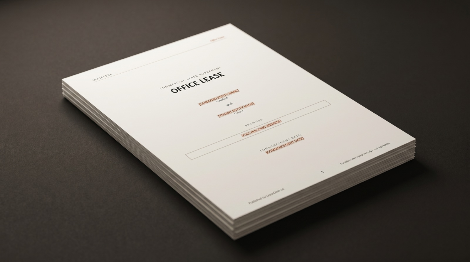 The Office Lease template